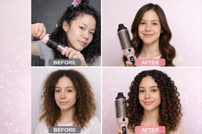 3-in-1 Ionic Thermal Brush for Smooth Hair & Volume