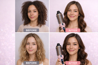 3-in-1 Ionic Thermal Brush for Smooth Hair & Volume